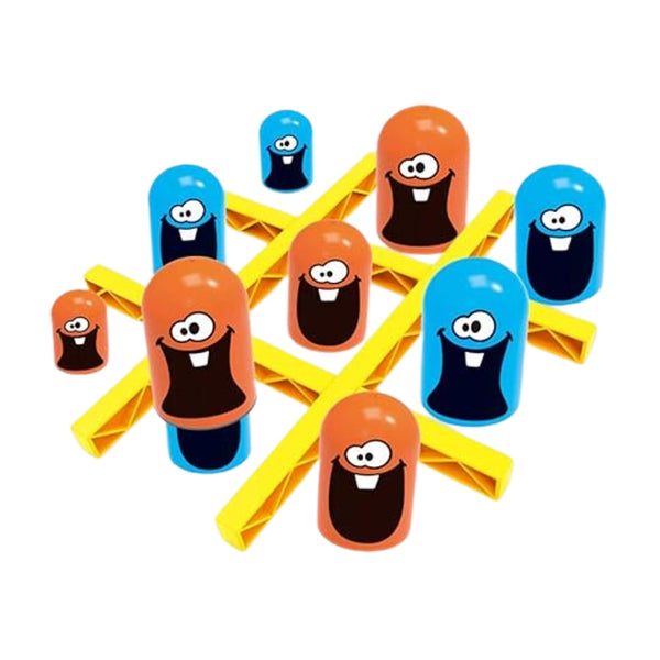 Tic-Tac-Toe Game, Gobble Game, Board Game Indoor (1 Set) the24kgal
