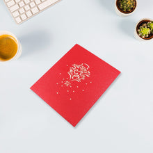 Unique 3D -Up Wishing Card (Christmas): 1 Pc the24kgal