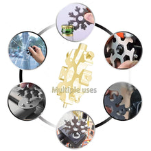 18-in-1 Snowflake Multi-Tool – Portable Bottle Opener, Screwdriver & Wrench the24kgal