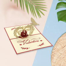 3D -Up Greeting Card (1 Pc): Birthday, Love, Christmas the24kgal