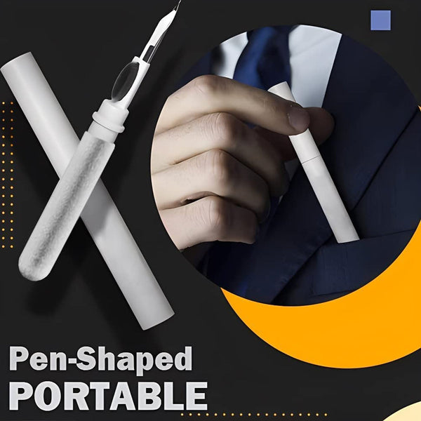 3 In 1 Earbuds Cleaning Pen For Cleaning Of Ear Buds And Ear Phones Easily Without Having Any Damage. the24kgal