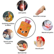 Warm Hug from a Panda: Orange Panda Hot Water Bag for Pain Relief the24kgal