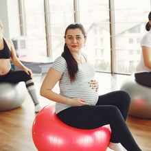 Anti Burst 65 cm Exercise Ball with Inflation Pump, Non-Slip Gym Ball, for Yoga, Pilates, Core Training Exercises at Home and Gym- Suitable for Men and Women the24kgal