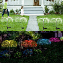 Solar Outdoor Lights – 7-Color Waterproof Jellyfish Like Firework Home Decor (2pcs) the24kgal