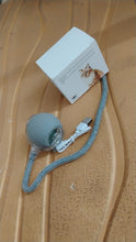 Rechargeable Interactive Cat Toy Ball with Detachable Braided Tail and LED Light (1 Pc) the24kgal