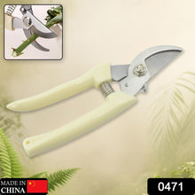 Stainless Steel Pruning Shears with Sharp Blades and Comfortable handle - Durable Hand Pruner for Comfortable and Easy Cutting, Heavy Duty Gardening Cutter Tool Plant Cutter for Home Garden | Wood Bran (1 Pc) the24kgal