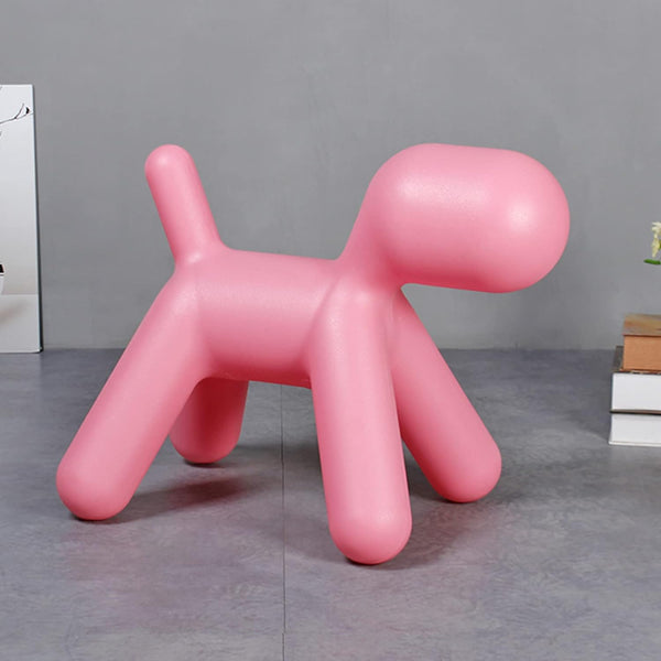 Plastic Cute Animal Puppy Chair,Creative Dog Low Footstool,Cartoon Foot Rest Stool for Bedroom Living Room Entrance Gift (1 Pc) the24kgal