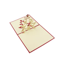 Unique 3D -Up Wishing Card (Christmas): 1 Pc the24kgal