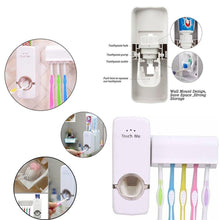 Toothpaste Dispenser & Tooth Brush Holder the24kgal