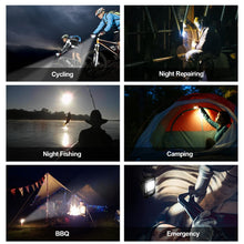 Mini Rechargeable Keychain Flashlight - 4 Light Modes with Folding Bracket & Magnetic Base the24kgal