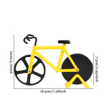 Bicycle Pizza Cutter (1 Pc): Stainless Steel, Unbreakable Handle the24kgal