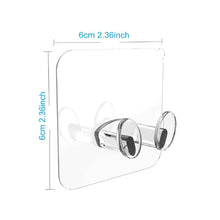 Transparent Multi-Function Wall Storage Hooks the24kgal