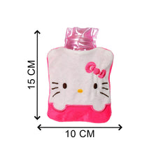 Pink Hello Kitty Small Hot Water Bag with Cover for Pain Relief the24kgal