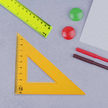 4-Piece Geometry Set, Triangle Ruler Protractor Straight Ruler the24kgal