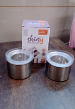 Multipurpose Stainless Steel Airtight Containers with See Through Lid (2 Pc / 500 ML) the24kgal
