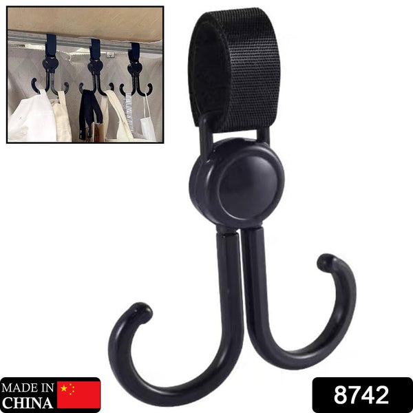 360° Rotating Multi-Purpose Baby Carriage Hook – For Strollers, Cars & More (1 Pc) the24kgal