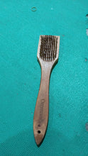 Wooden Handle Steel Wire Brush (1 Pc) the24kgal