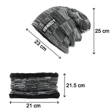 Ultra Soft Unisex Woolen Beanie Cap Plus Muffler Scarf the24kgal