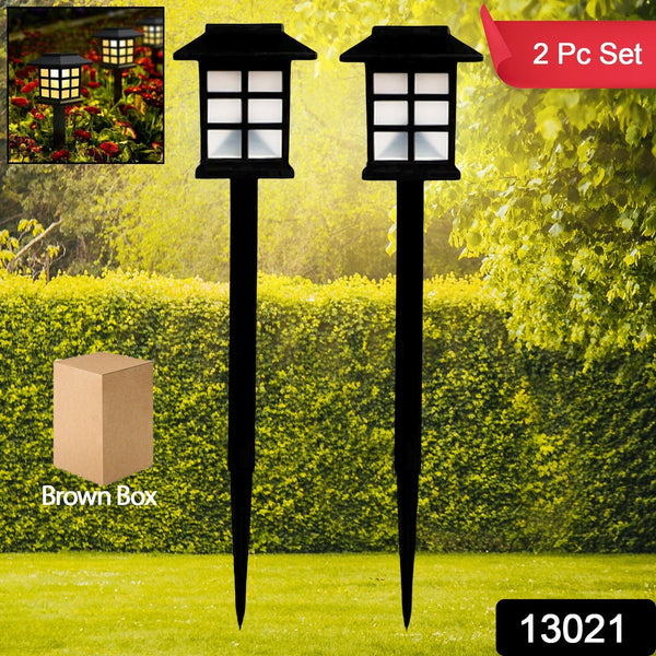 Solar Garden Lights, Outdoor Solar Landscape Lights, Waterproof Outdoor Solar Lights Walkway for Patio, Lawn, Yard, and Landscape (Pack of 2) the24kgal