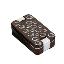 Airtight Lunch Box - 2 Compartment, Leak-Proof, Food-Grade Material, Modern Compact Design with Spoon the24kgal