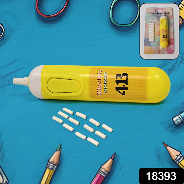 Electric Eraser Kit Automatic Pencil Eraser Battery Operated with 12 Eraser Refills the24kgal