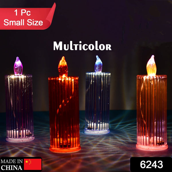 Big Simple Candles for Home Decoration, Crystal Candle Lights (Multicolor) the24kgal
