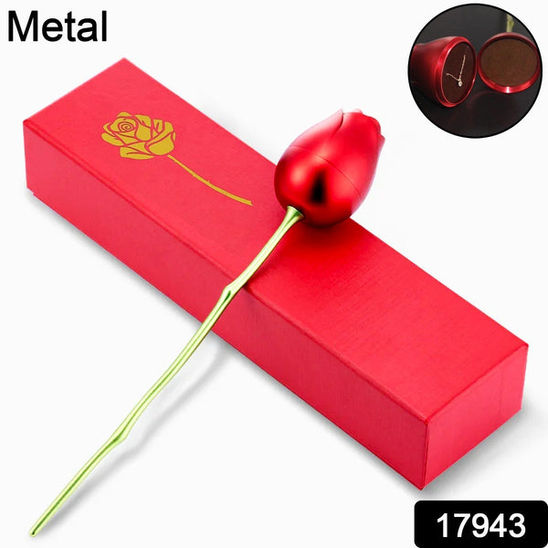 Metal Red Rose Couple Jewelry Box-Fancy Jewelry Box (1 Pc) the24kgal
