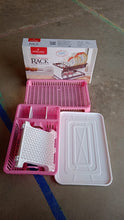 Plastic Kitchen Organizer Rack with Water Storing Tray the24kgal