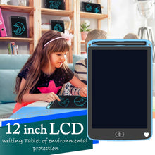 Portable LCD Writing Board Slate Drawing Record Notes Digital Notepad with Pen Handwriting Pad Paperless Graphic Tablet for Kids 12 inch the24kgal