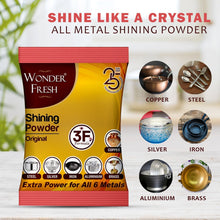 Shining Powder, Cleans and Polishes Copper, Brass, Silver, Aluminum, Iron, and Steel, Removes Tarnish and Oxidation (200 GM) the24kgal