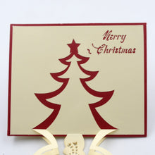 Unique 3D -Up Wishing Card (Christmas): 1 Pc the24kgal