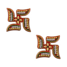 Decorative Swastik Sticker (2Pc Set) the24kgal