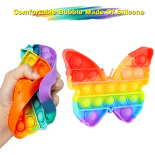 Fidget Toy Push  Bubble Fidget Sensory Toy for Kids and Adults Fidget per Stress Reliever Sensory Fidget pers (Butterfly & Car Shape / 1 Pc) the24kgal