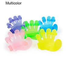 Rubber Pet Cleaning Massaging Grooming Glove Brush the24kgal