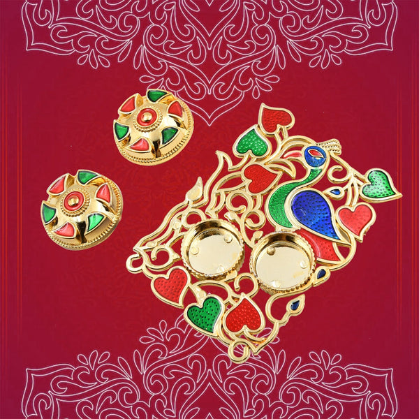 Rakasha Bandhan Special Puja Thali, Kumkum Thali Holder, Pooja Return Gift, Indian Housewarming Gifts, Brother / Bhai / Bhabhi / Sister / Family  Rakhi for Rakshabandhan, Diwali the24kgal