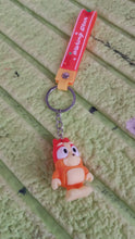 Cute Cartoon Silicone 3D Key Chain with Metal Hook & Strap (Pack of 1) the24kgal