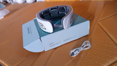 6 Heads Smart Electric Neck and Back Pulse Massager Wireless (1 Pc) the24kgal