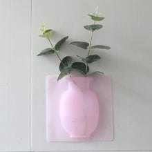 Wall Hanging Silicone Flower Pot Sticker Plant Rack for Decoration  (MultiColour) the24kgal