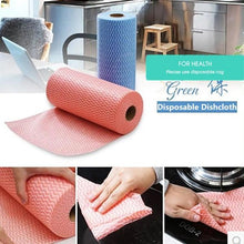 Non Wooven Fabric Disposable Handy Wipe Cleaning Cloth Roll, Tissue Roll (1Pc) the24kgal