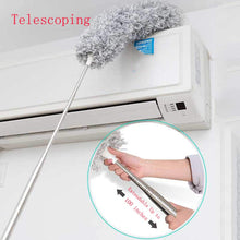 Microfiber Dusters for Cleaning, Telescoping Feather Duster with 100 inches Extendable Handle Pole, Dusting Cleaning Tools for Cleaning High Ceiling, Ceiling Fan, Blinds, Cobwebs, Furniture, Cars the24kgal