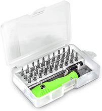 32 in 1 Mini Screwdriver Bits Set with Magnetic Flexible Extension Rod the24kgal