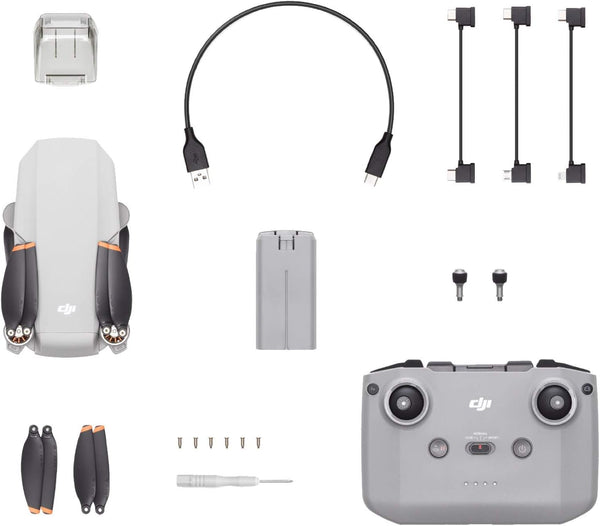 DJI Mini 2 – Ultralight and Foldable Drone Quadcopter, 3-Axis Gimbal with 4K Camera, 12MP Photo, 31 Mins Flight Time, OcuSync 2.0 10km HD Video Transmission, QuickShots Gray the24kgal