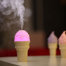 Ice Cream Design LED Humidifier for Freshening Air & Fragrance (Multicoloured) the24kgal
