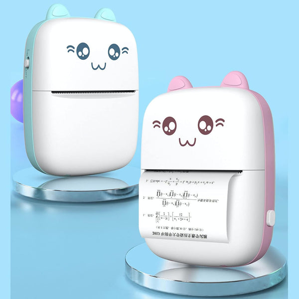 Pocket Mini Bluetooth Thermal Printer – Wireless Smart Printer for Photos (Includes 1 Roll Paper) the24kgal