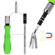 32 in 1 Mini Screwdriver Bits Set with Magnetic Flexible Extension Rod the24kgal