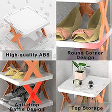 4 LAYER SHOES STAND, SHOE TOWER RACK SUIT FOR SMALL SPACES, CLOSET, SMALL ENTRYWAY, EASY ASSEMBLY AND STABLE IN STRUCTURE, CORNER STORAGE CABINET FOR SAVING SPACE the24kgal