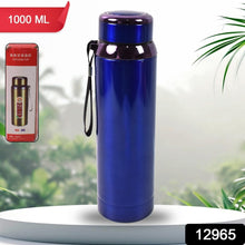 Vacuum Insulated Stainless Steel Bottle, Double walled (Approx 1000 ML / 1 Pc / Mix Color) the24kgal