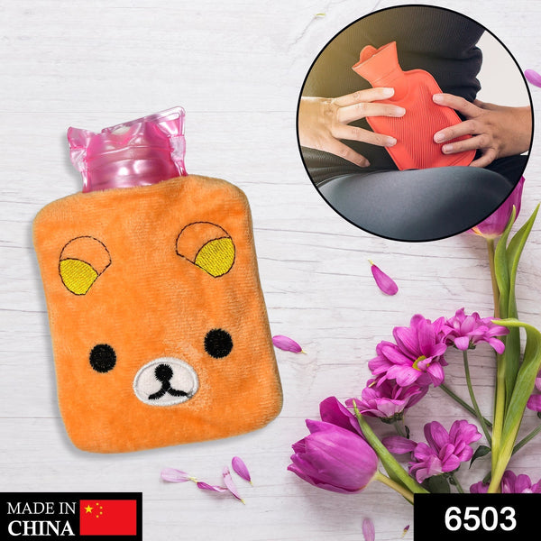 Warm Hug from a Panda: Orange Panda Hot Water Bag for Pain Relief the24kgal