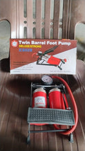 Dual-Cylinder Foot Pump, Portable Floor Bike Pump, 100PSI Air Pump the24kgal