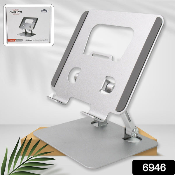 Tablet Stand Metal Alloy Adjustable Bracket, Suitable For tablet Computers for Desk Ergonomic Foldable Metal Tablet Holder/Tablets/Mobile Phones the24kgal